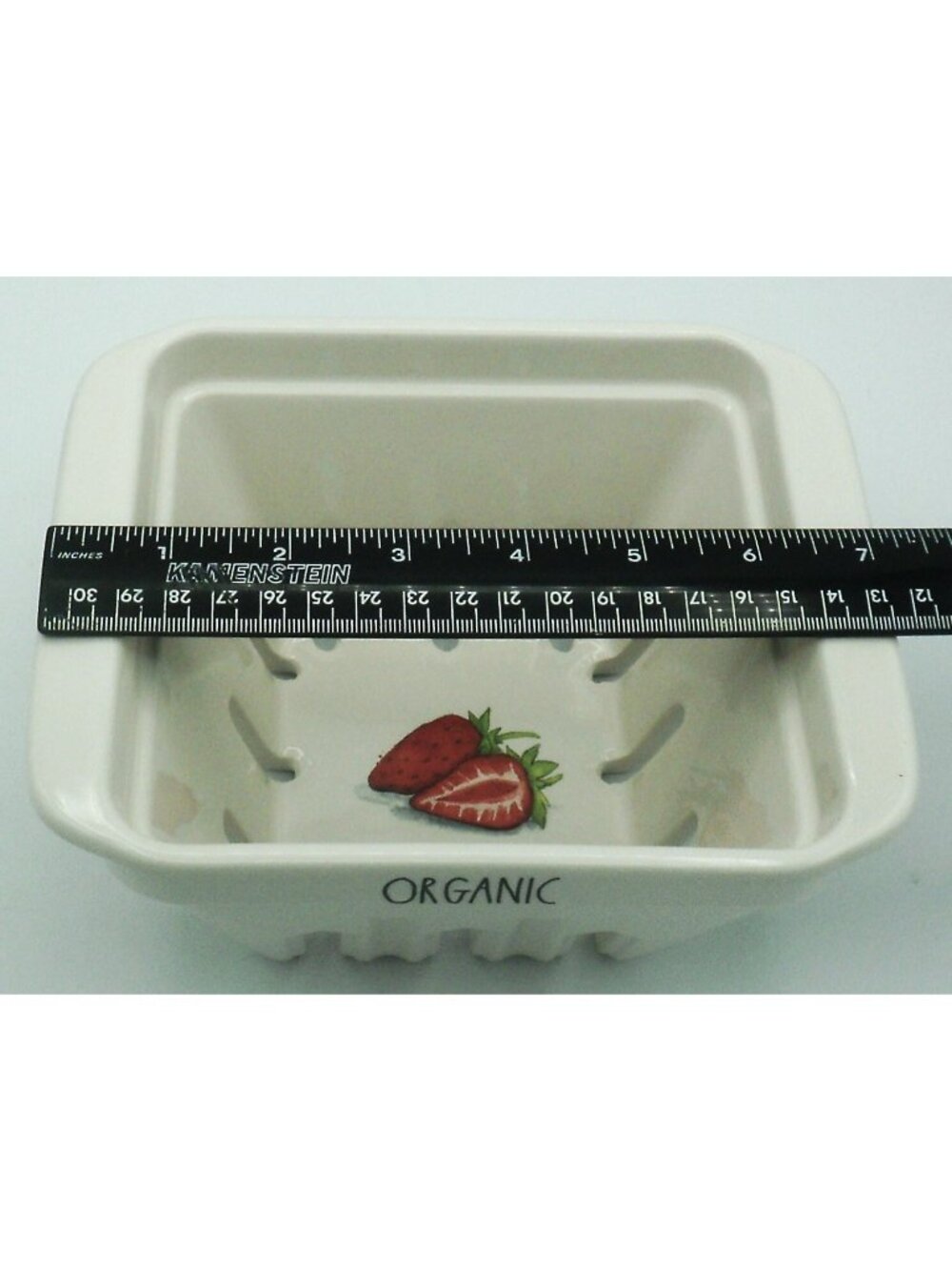 Rae Dunn Berry Basket Colander Blueberry Strawberry 7 Inch Set of 2 - Picture 5 of 7